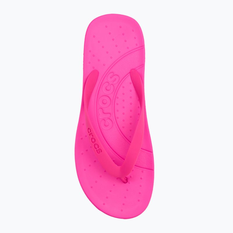 Papuci Crocs Flip pink crush 5