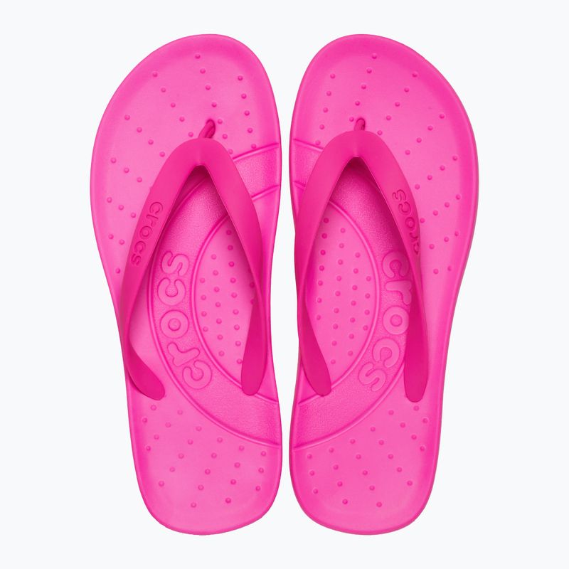 Papuci Crocs Flip pink crush 2