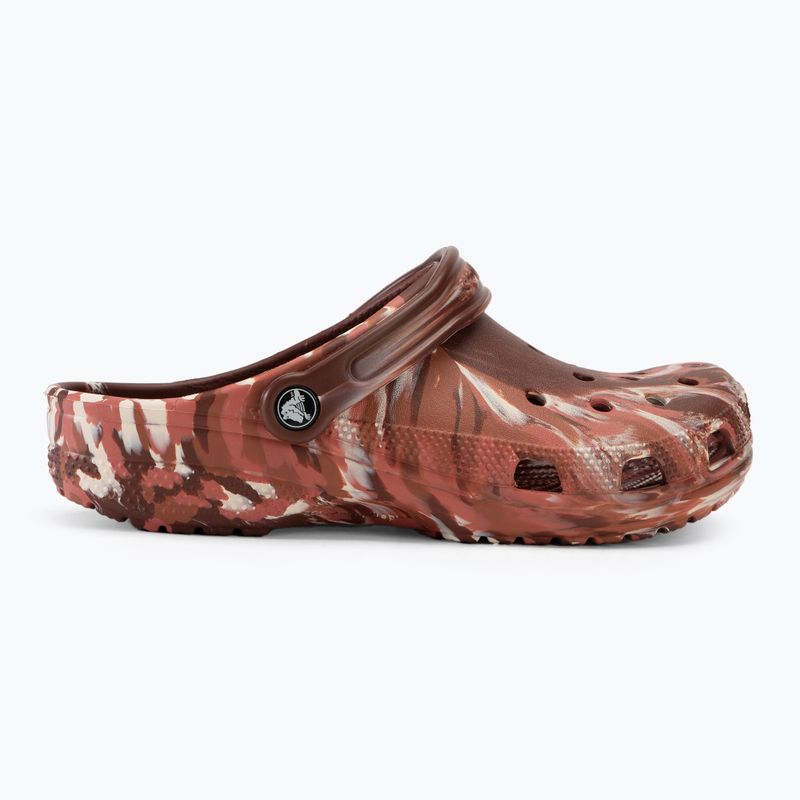 Papuci Crocs Classic Marbled Clog dark clay/multi 3