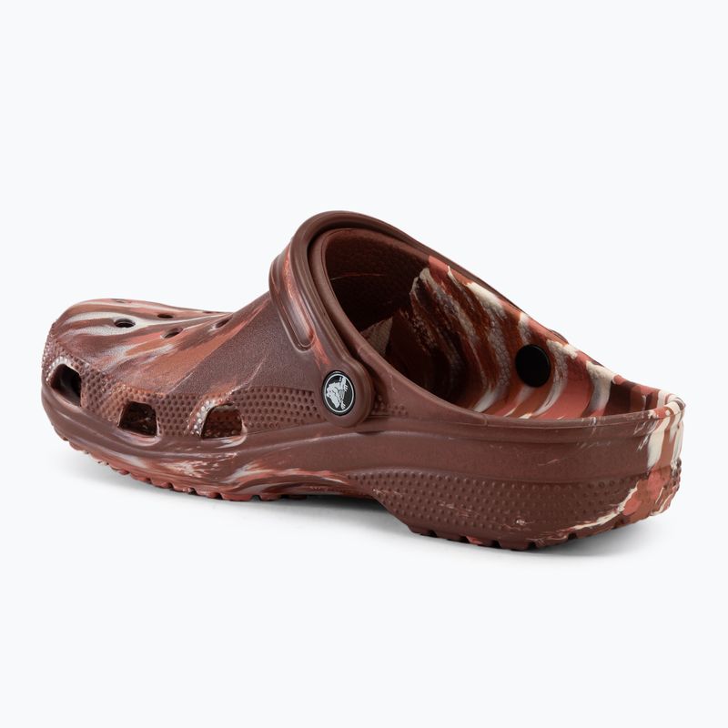 Papuci Crocs Classic Marbled Clog dark clay/multi 4