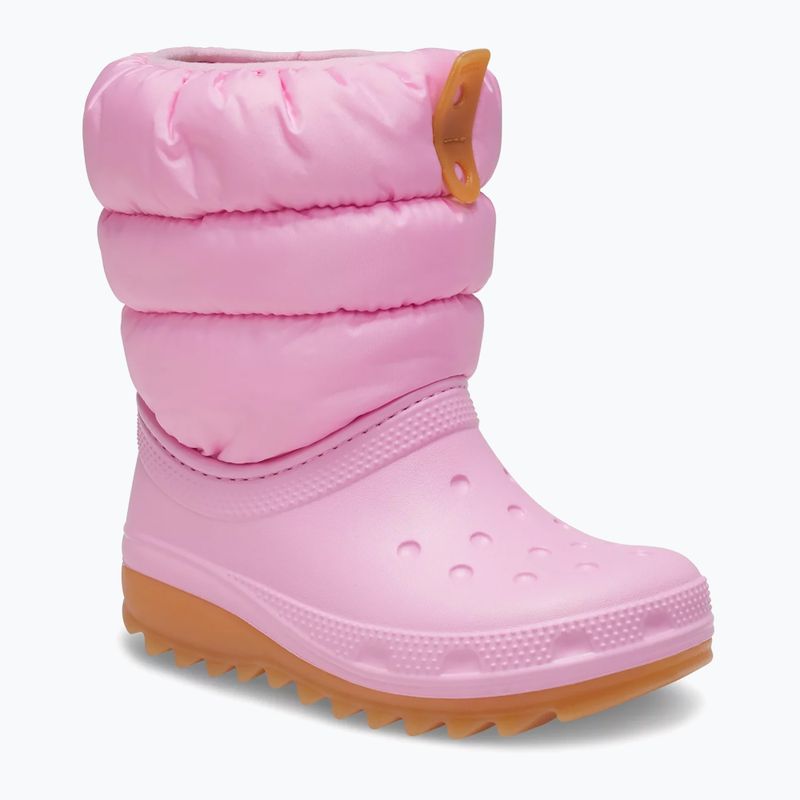 Ghete pentru copii Crocs Classic Neo Puff pink tweed/gum 8