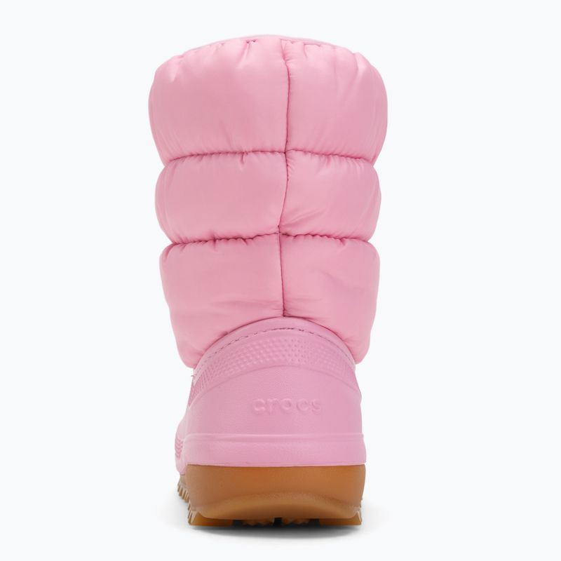 Ghete pentru copii Crocs Classic Neo Puff pink tweed/gum 6