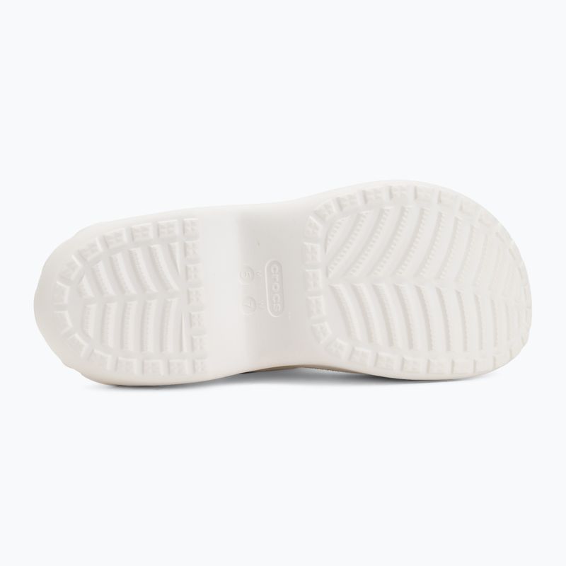 Șlapi pentru femei Crocs Bella white 5