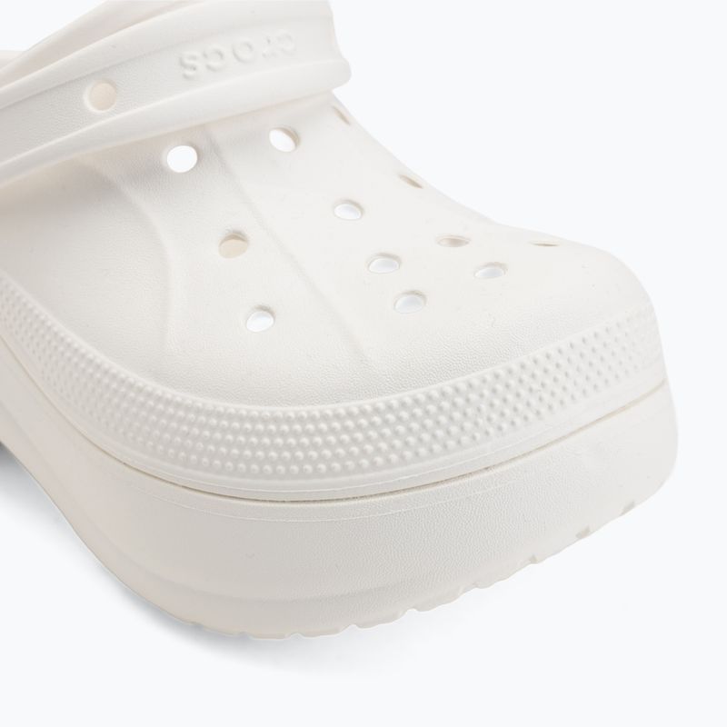 Șlapi pentru femei Crocs Bella white 8
