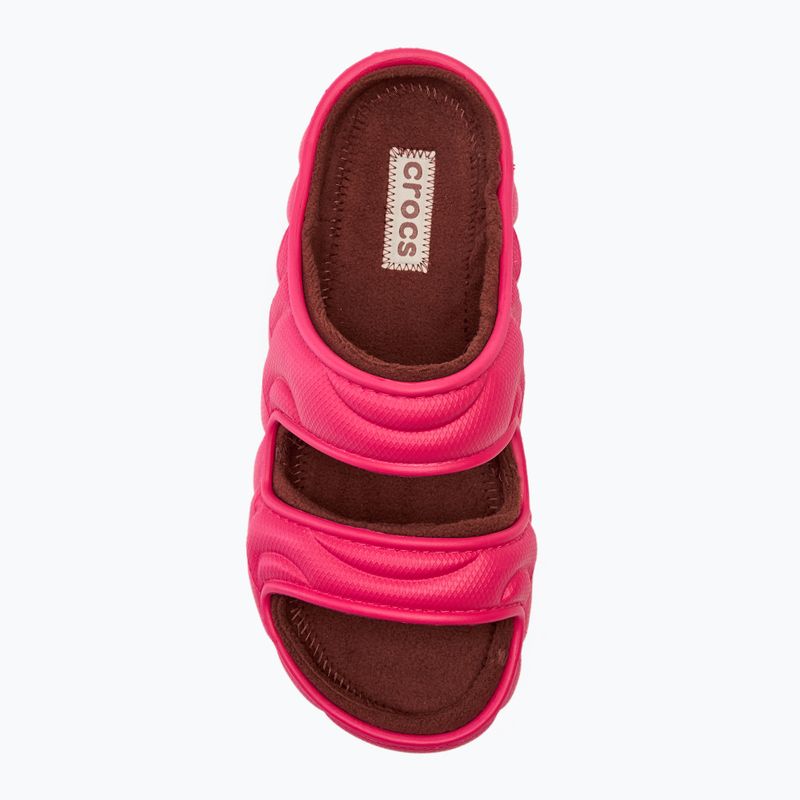 Papuci Crocs Classic Cozzzy Overpuff Sandal dragonfruit 5