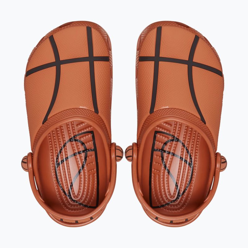Papuci pentru copii Crocs Classic Basketball Clog K sienna 4