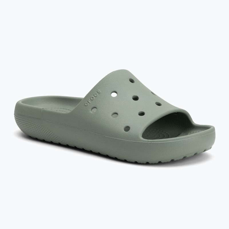 Papuci Crocs Classic Slide V2 moss