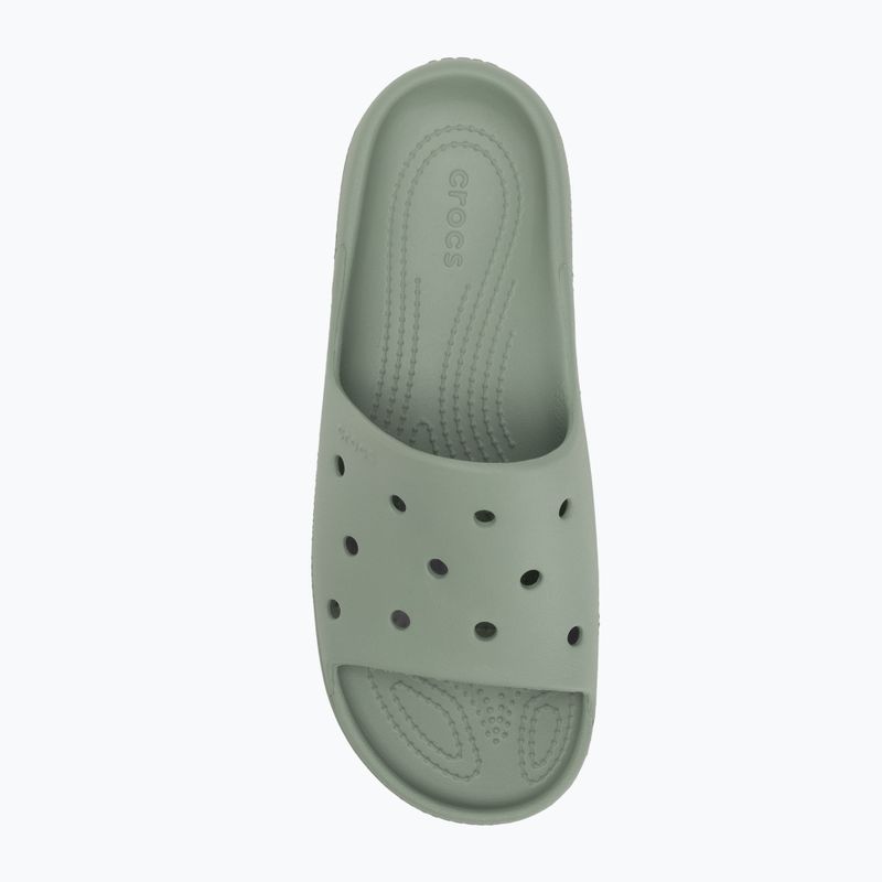 Papuci Crocs Classic Slide V2 moss 5