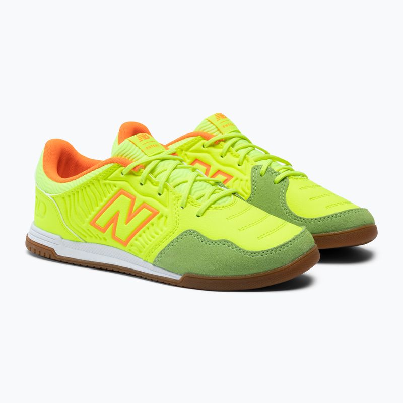 Pantofi de fotbal pentru copii New Balance Audazo V5+ Command IN yellow JSA2IY55.M.045 4