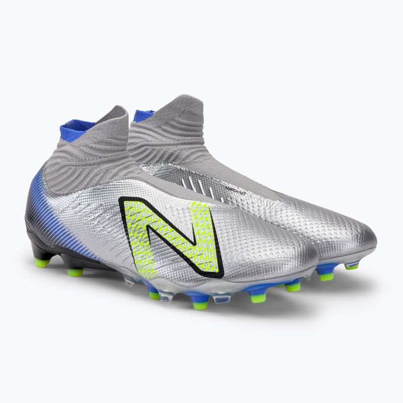 New Balance ghete de fotbal pentru bărbați Tekela V4 Pro FG argintiu ST1FSB4 4