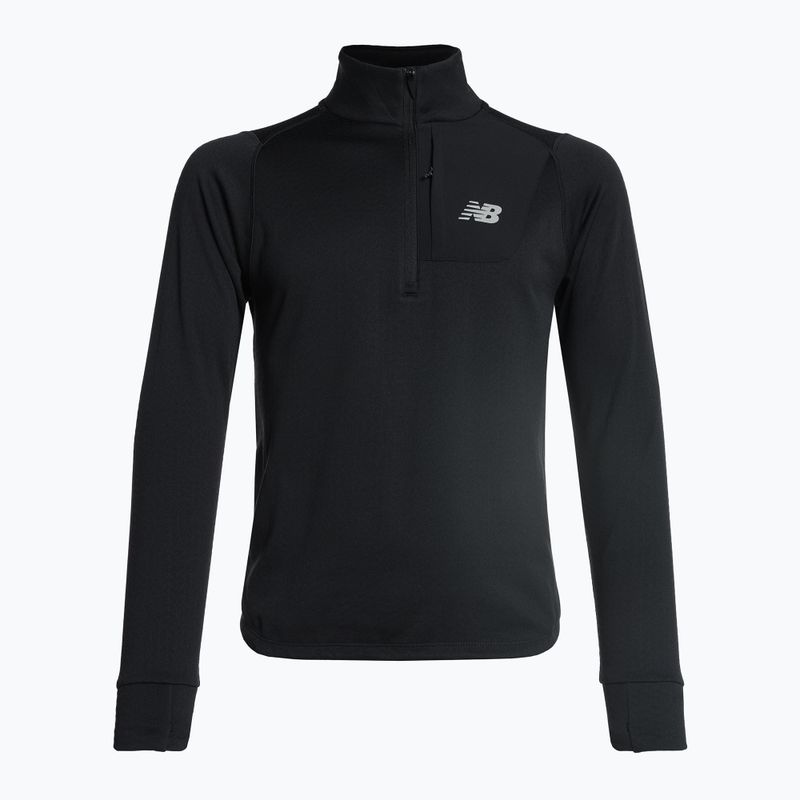 Tricou de antrenament pentru bărbați New Balance Top NB Heat Grid Half Zip negru NBMT23252BK 7