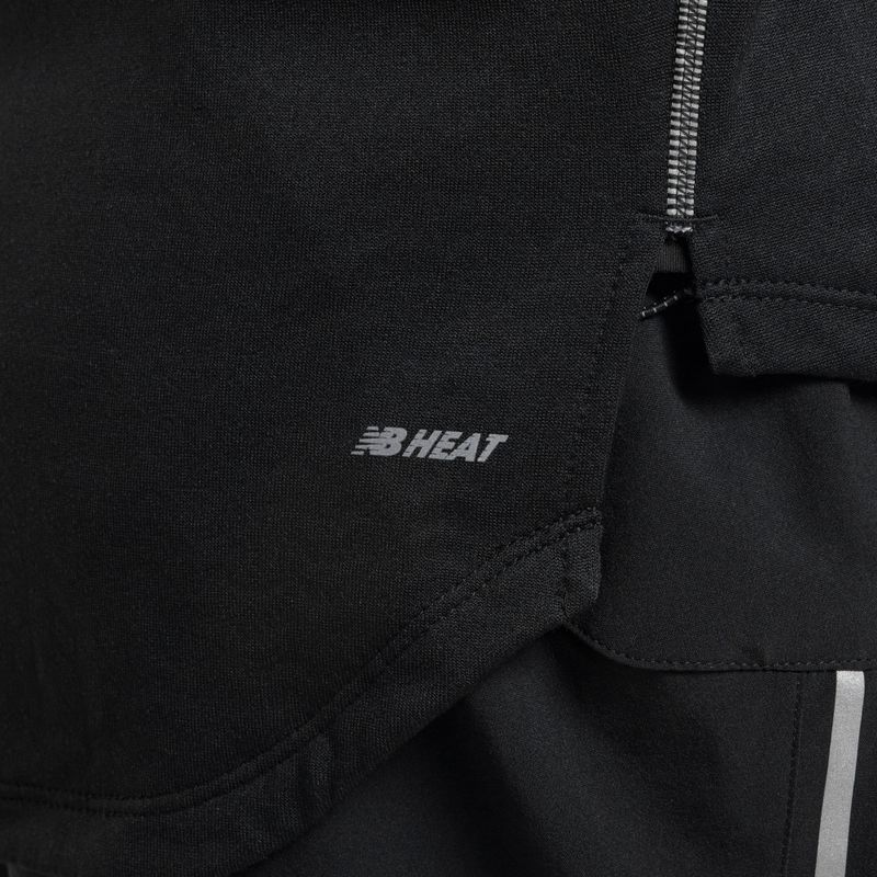 Tricou de antrenament pentru bărbați New Balance Top NB Heat Grid Half Zip negru NBMT23252BK 6