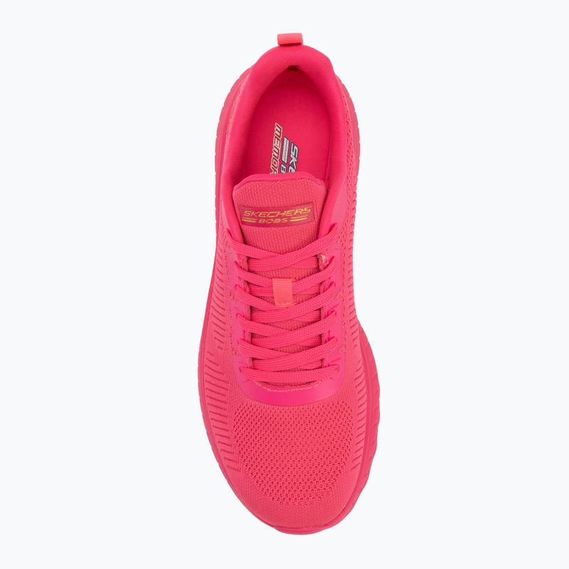Încălțăminte pentru femei  SKECHERS Bobs Squad Chaos Cool Rythms pink 5