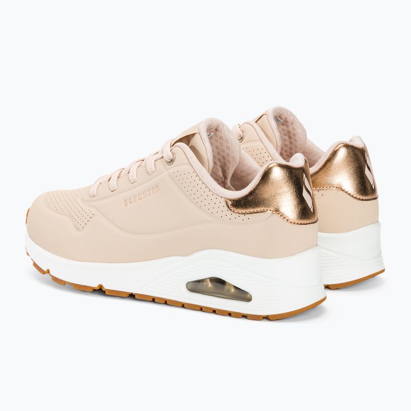 Încălțăminte pentru femei SKECHERS Uno Shimmer Away beige 4