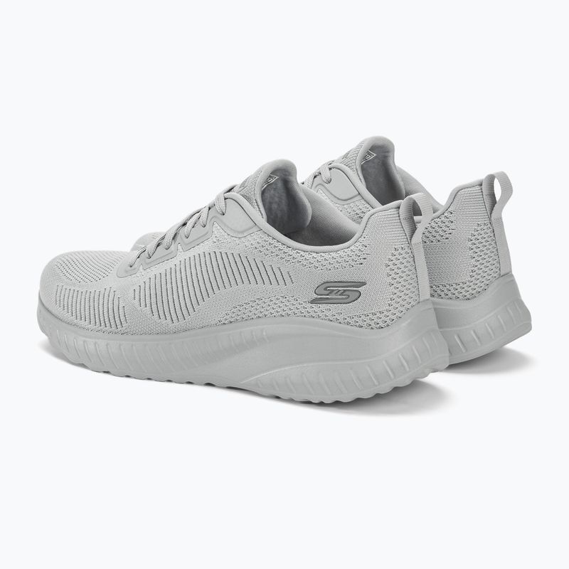 Încălțăminte pentru femei SKECHERS Bobs Squad Chaos Face Off light gray 3