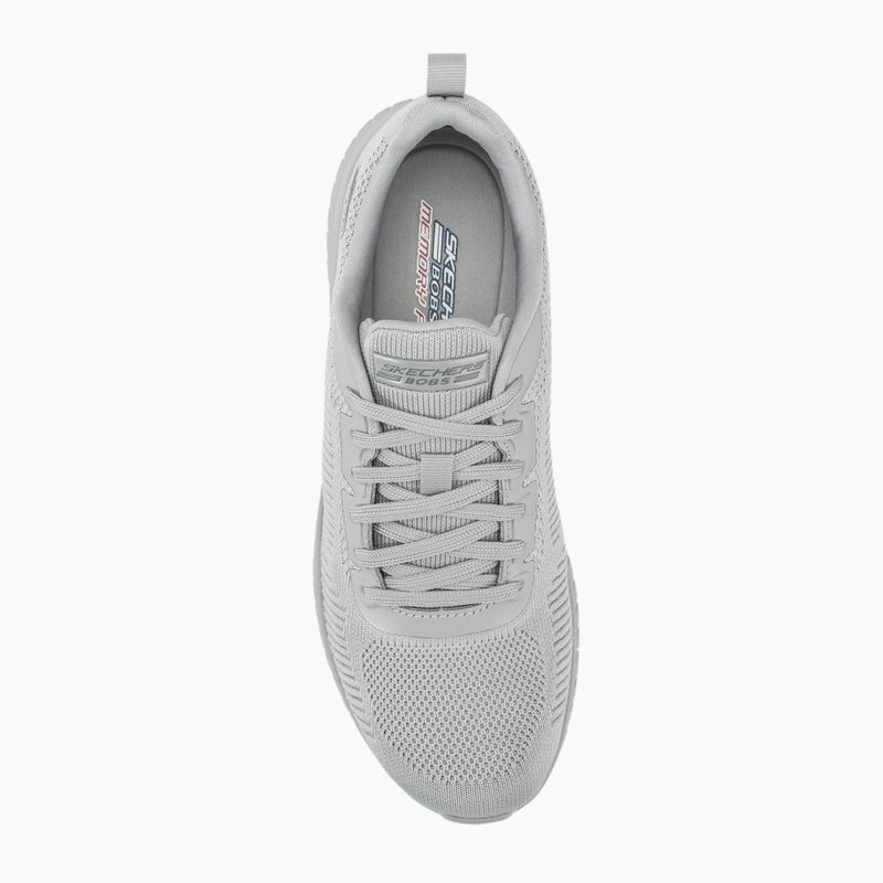 Încălțăminte pentru femei SKECHERS Bobs Squad Chaos Face Off light gray 6