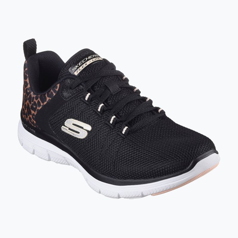 Încălțăminte pentru femei  SKECHERS Flex Appeal 4.0 Wild Ballad black/leopard 2