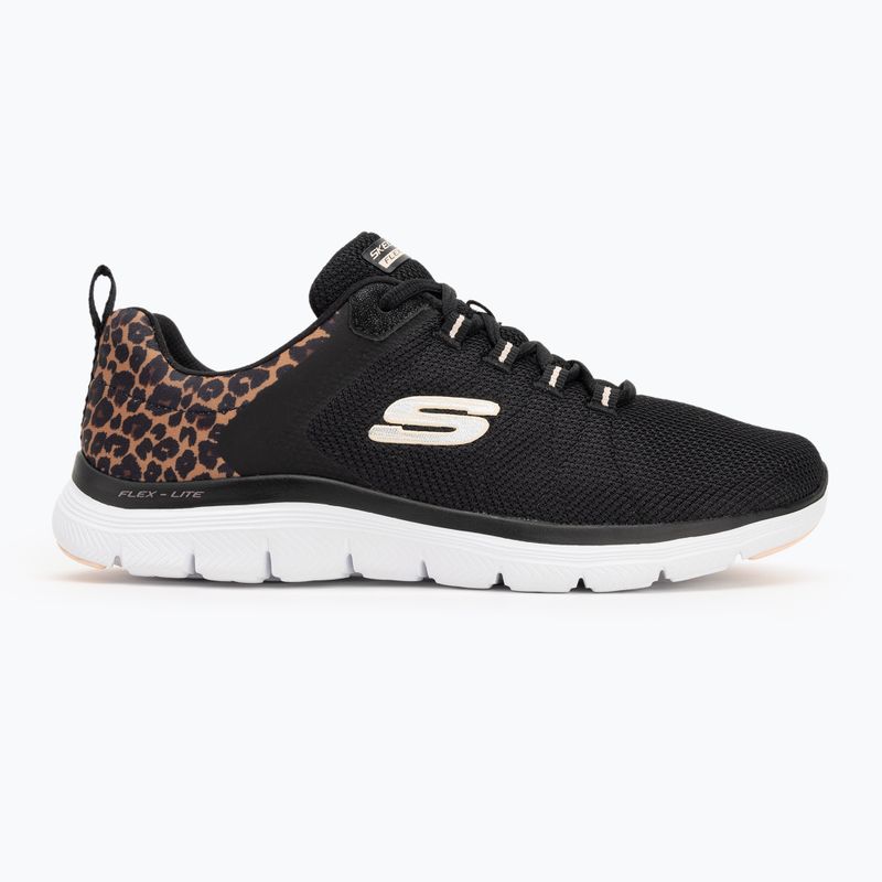 Încălțăminte pentru femei  SKECHERS Flex Appeal 4.0 Wild Ballad black/leopard 2