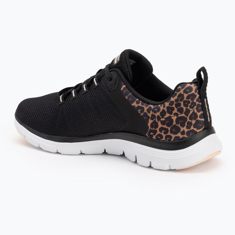 Încălțăminte pentru femei  SKECHERS Flex Appeal 4.0 Wild Ballad black/leopard 3