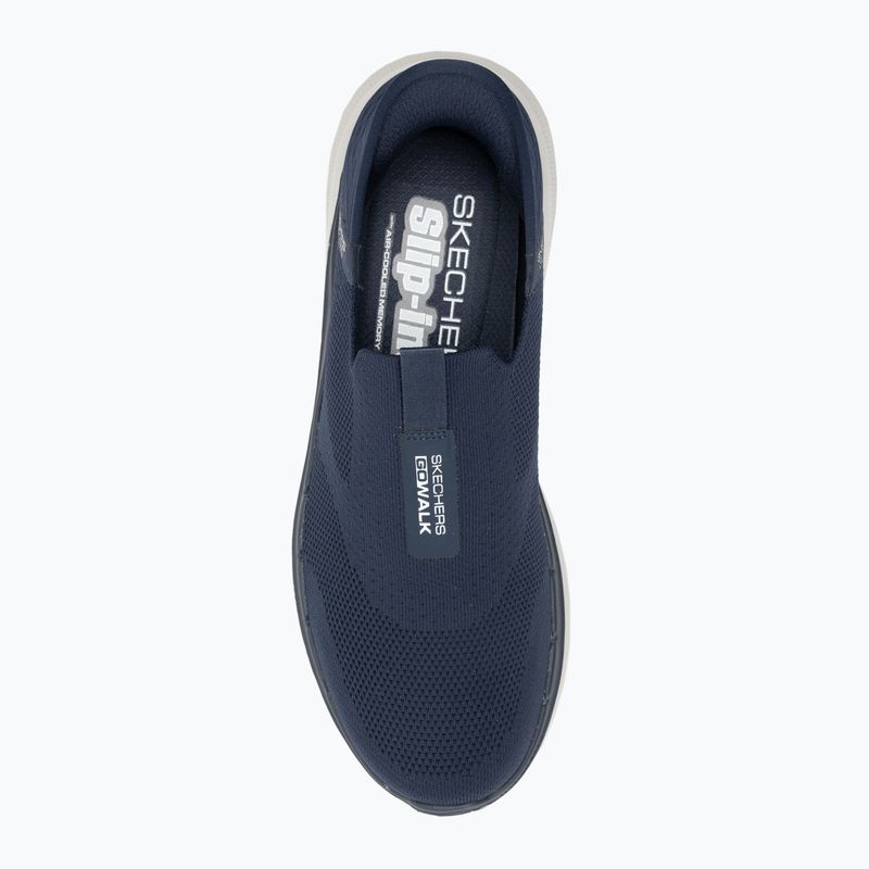 Încălțăminte pentru bărbați SKECHERS Slip-ins Go Walk 6 Easy On navy/white 5