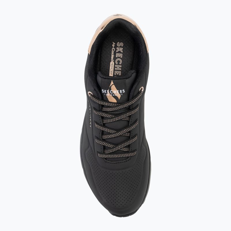 Încălțăminte pentru femei SKECHERS Uno Shimmer Away black/gold 5