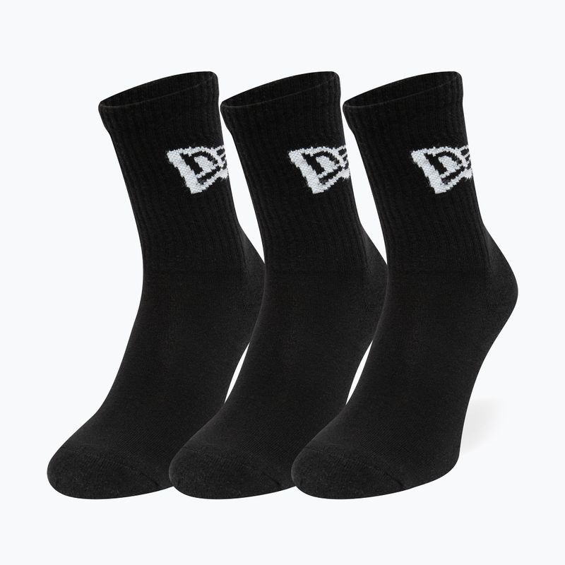 Șosete New Era Flag Crew 3 perechi black