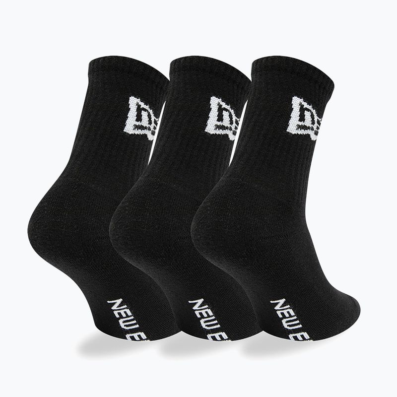 Șosete New Era Flag Crew 3 perechi black 2