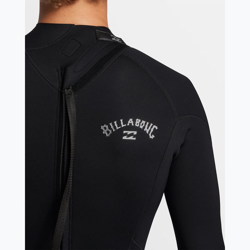 Costum de înot pentru bărbați Billabong 4/3 mm Foil Back Zip black 5