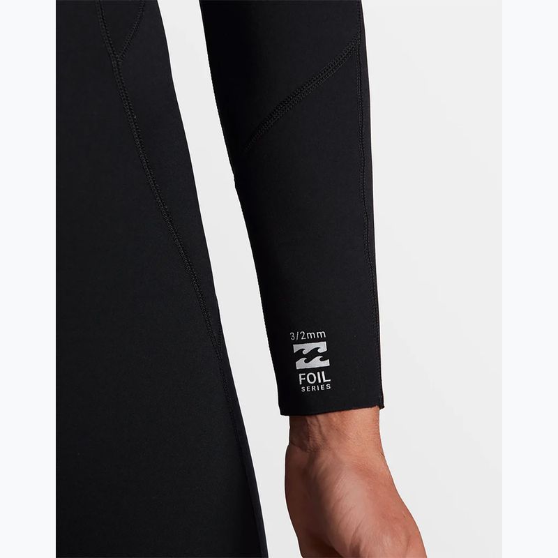 Costum de înot pentru bărbați Billabong 4/3 mm Foil Back Zip black 6