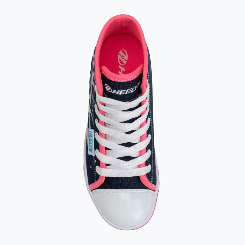 Încălțăminte cu rotile pentru copii Heelys Veloz denim/rainbow 6