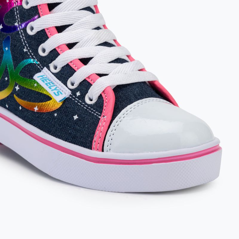 Încălțăminte cu rotile pentru copii Heelys Veloz denim/rainbow 8