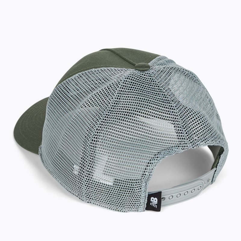 New Balance Lifestyle Athletics Trucker verde de baseball șapcă de baseball verde 3