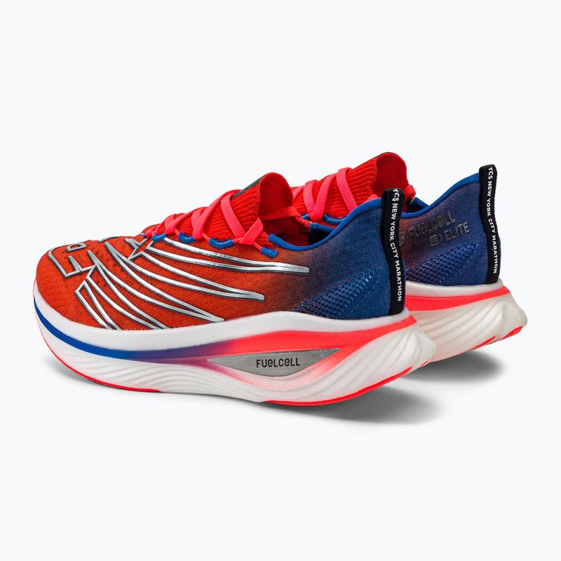 Încălțăminte de alergat pentru femei New Balance TCS New York City Marathon FuelCell SC Elite V3 roșie NBWRCELNY3 3
