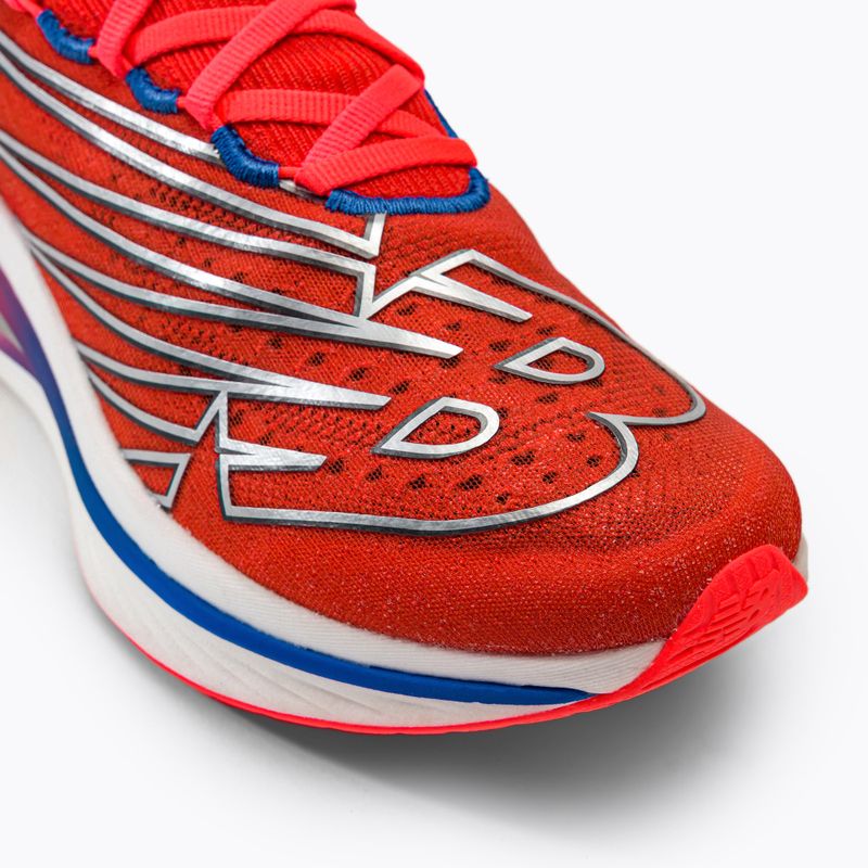 Încălțăminte de alergat pentru femei New Balance TCS New York City Marathon FuelCell SC Elite V3 roșie NBWRCELNY3 7