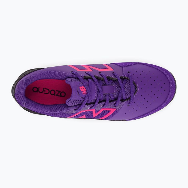 New Balance Audazo V6 Command IN ghete de fotbal pentru copii violet 14