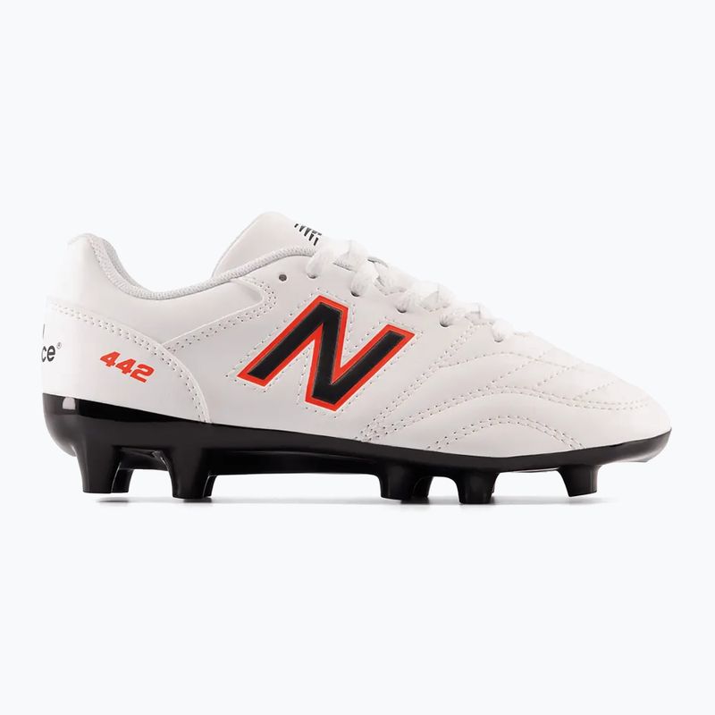 New Balance 442 V2 Academy FG ghete de fotbal pentru copii alb JS43FWD2.M.035 11