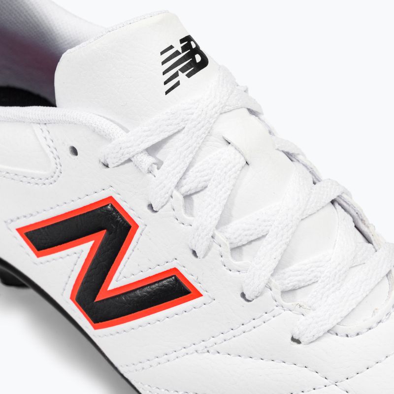 New Balance 442 V2 Academy FG ghete de fotbal pentru copii alb JS43FWD2.M.035 8