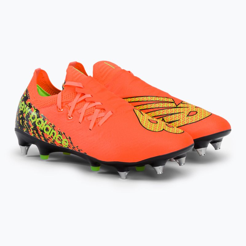 New Balance ghete de fotbal pentru bărbați Furon V7 Pro SG portocaliu SF1SDF7.D.105 4