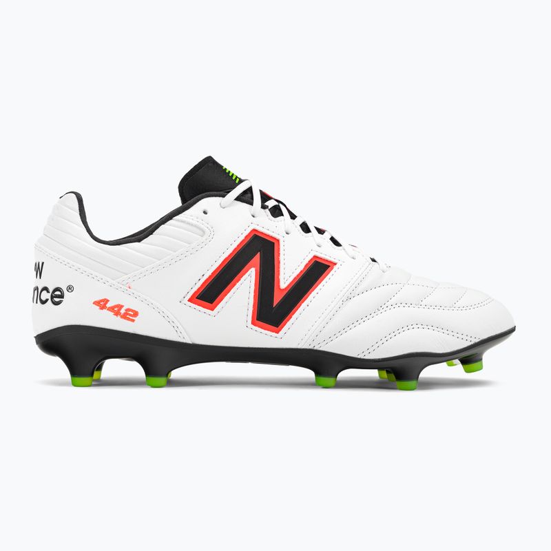 New Balance 442 V2 Pro FG bărbați ghete de fotbal alb și negru MS41FWD2.D.095 2