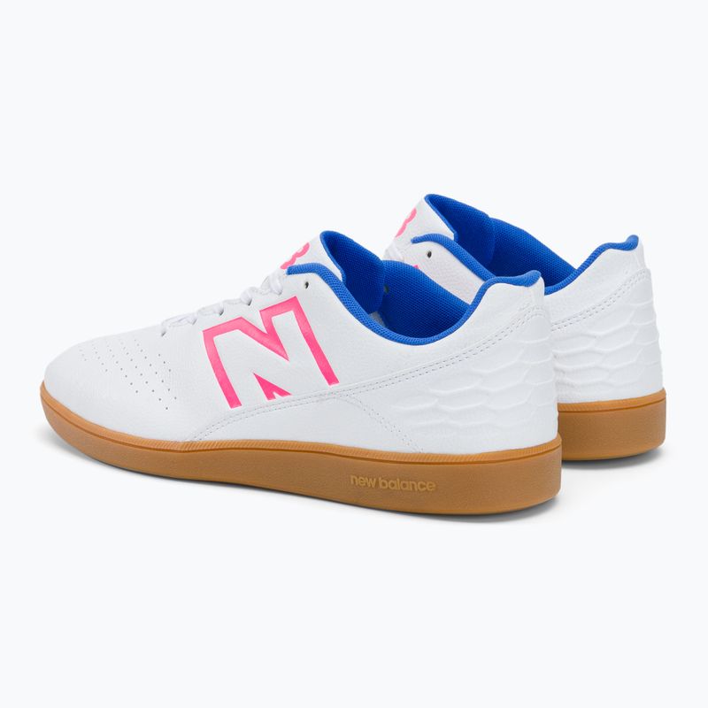 New Balance Audazo V6 Control IN ghete de fotbal alb SA3IWB6.D.120 3