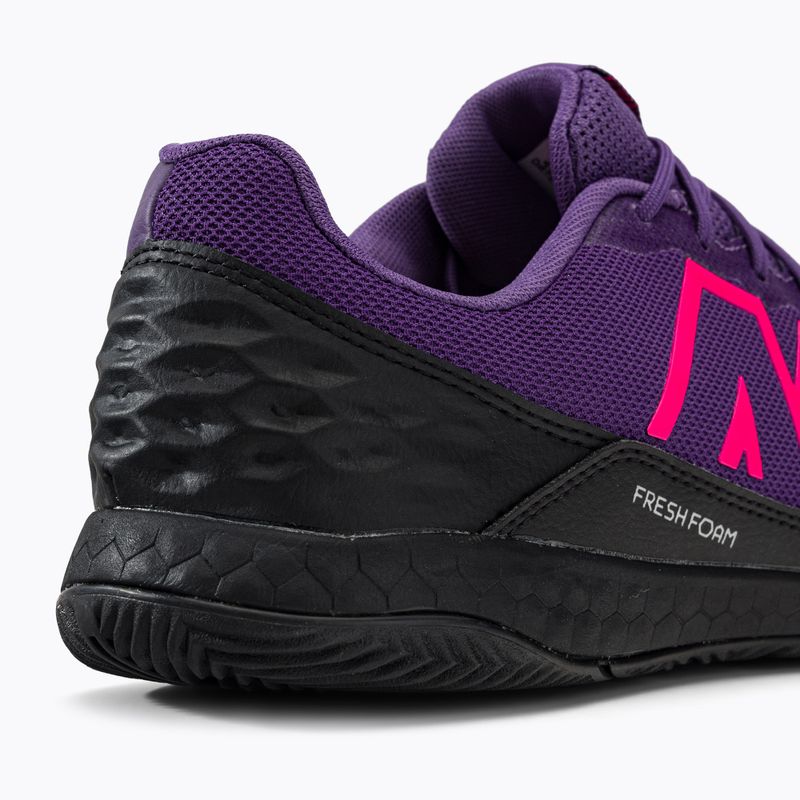 New Balance ghete de fotbal pentru bărbați Audazo V6 Command IN violet-negru SA2IPH6.D.075 9