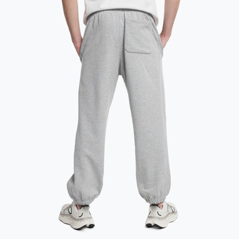 New Balance Athletics Remastered French Terry pantaloni de antrenament pentru bărbați gri MP31503AG 3