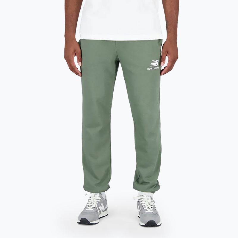 Pantaloni pentru bărbați New Balance Essentials Stacked Logo French green