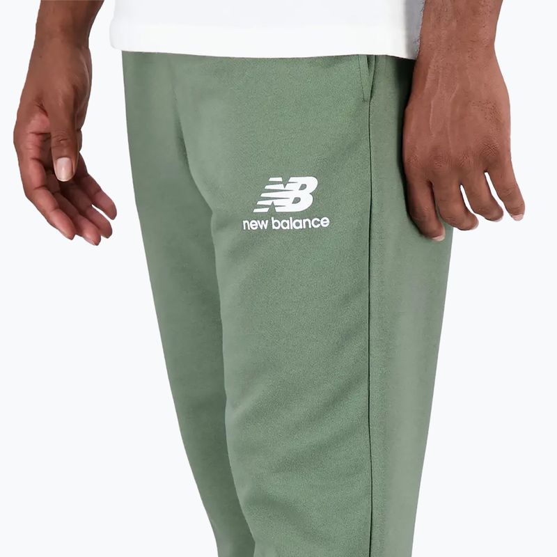 Pantaloni pentru bărbați New Balance Essentials Stacked Logo French green 5