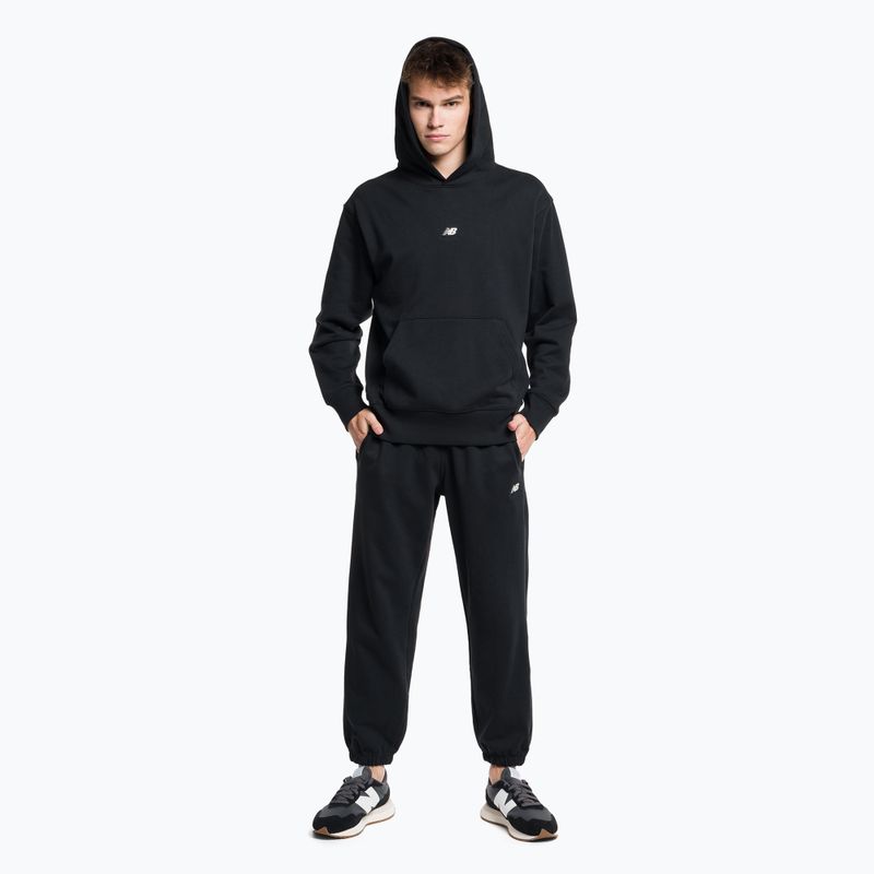 New Balance Athletics Remastered Graphic French Terry tricou de antrenament pentru bărbați negru MT31502BK 2