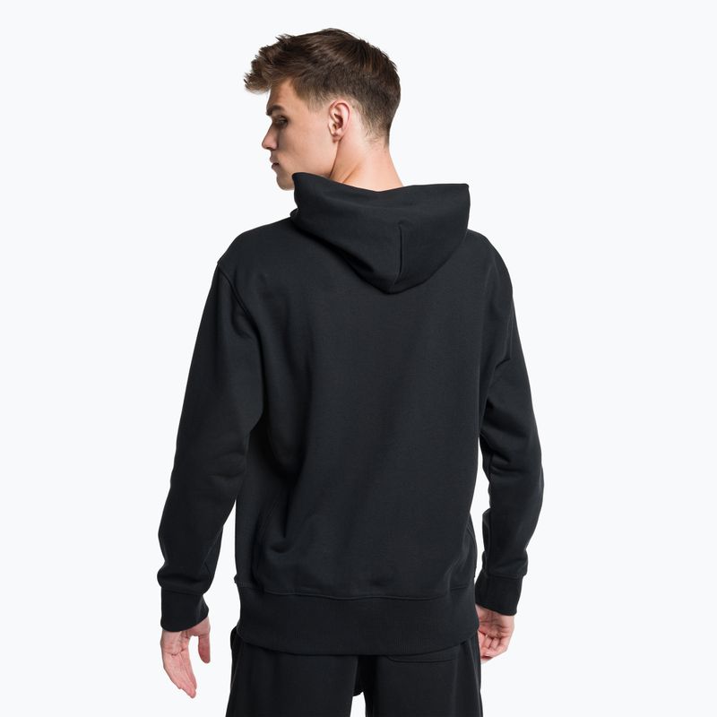 New Balance Athletics Remastered Graphic French Terry tricou de antrenament pentru bărbați negru MT31502BK