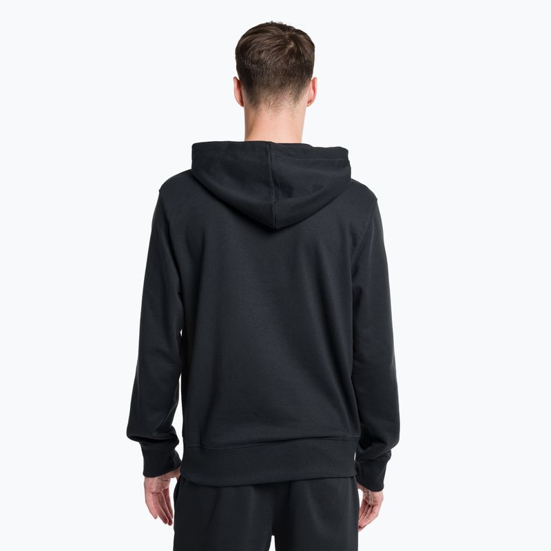 Tricou de antrenament pentru bărbați New Balance Essentials Essentials Stacked Logo French Terry Hoodie negru MT31537BK 5