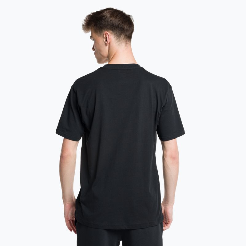 Tricou de antrenament pentru bărbați New Balance Essentials Stacked Logo Co negru NBMT31541BK 3