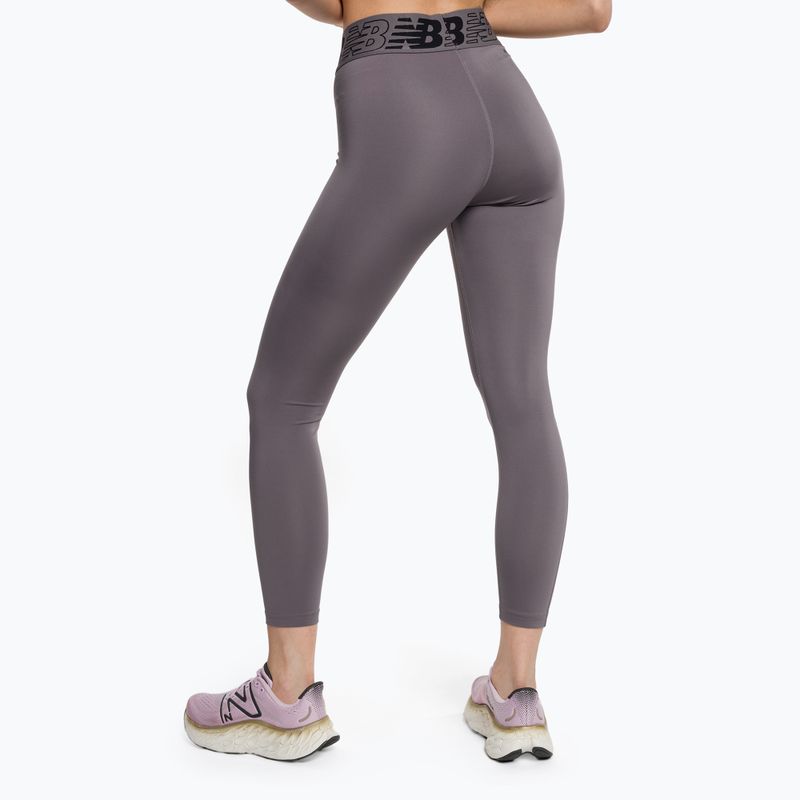 Jambiere de antrenament pentru femei New Balance Tight Relentless Crossover High Rise gri NBWP21177Z 3