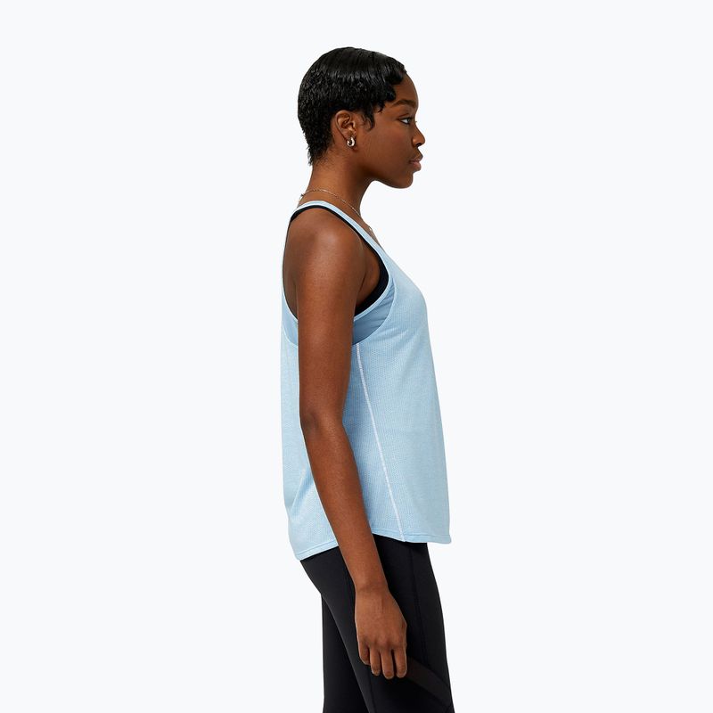 Tricou de alergare pentru femei New Balance Impact Run Tank albastru NBWT21260 2